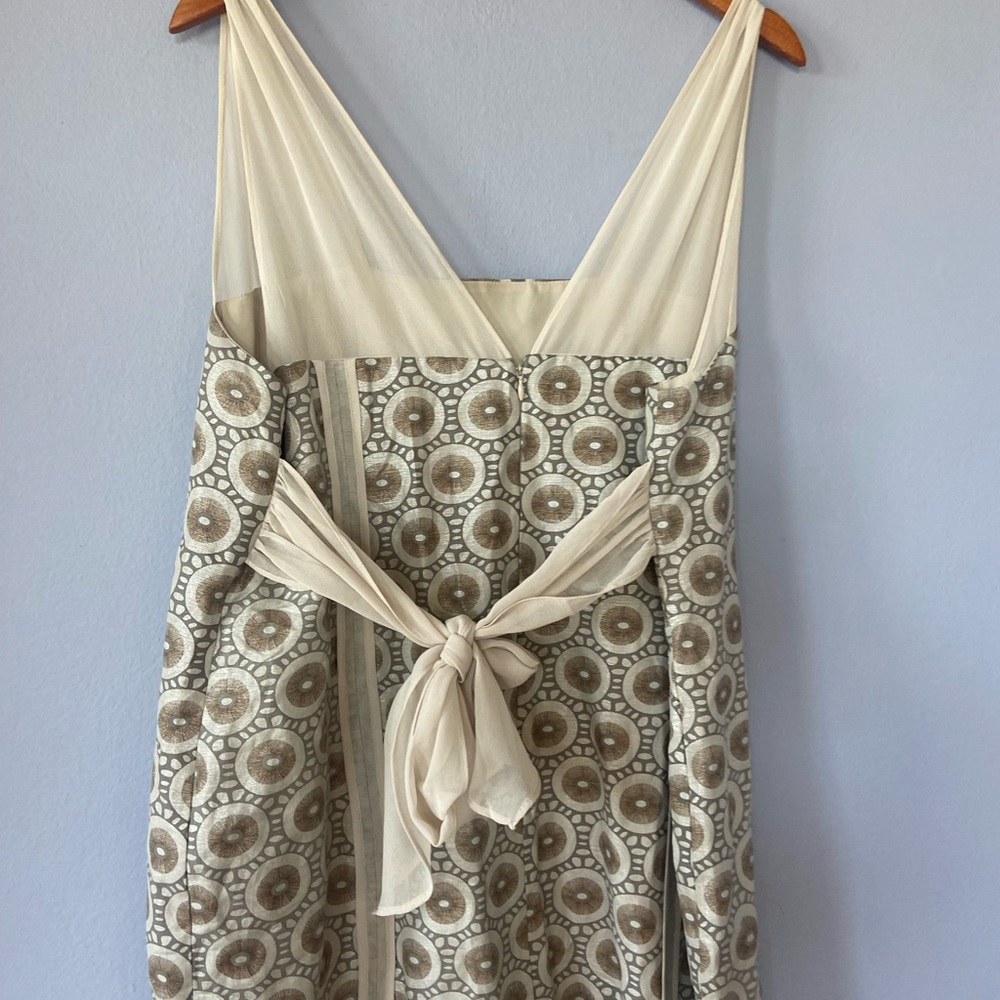🛑SOLD Isabel Toledo for Lane Bryant Cream Linen Blend Party Sheath Dress 20 - Picture 6 of 8